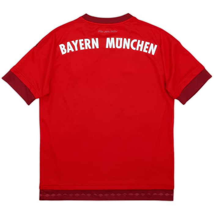 2015-16 Bayern Munich Home Shirt - 7/10 - (L.Boys)