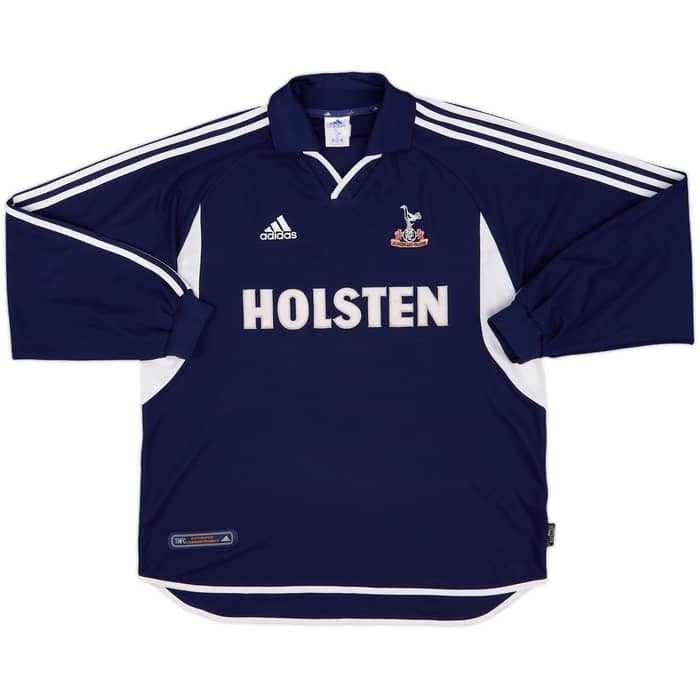 2000-01 Tottenham Away L/S Shirt Ferdinand #9 - 8/10 - (L)