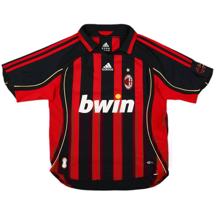 2006-07 AC Milan Home Shirt - 7/10 - (M.Boys)