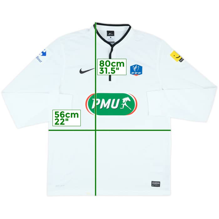 2013-14 Coupe de France L/S Shirt #17 - 7/10 - (L)