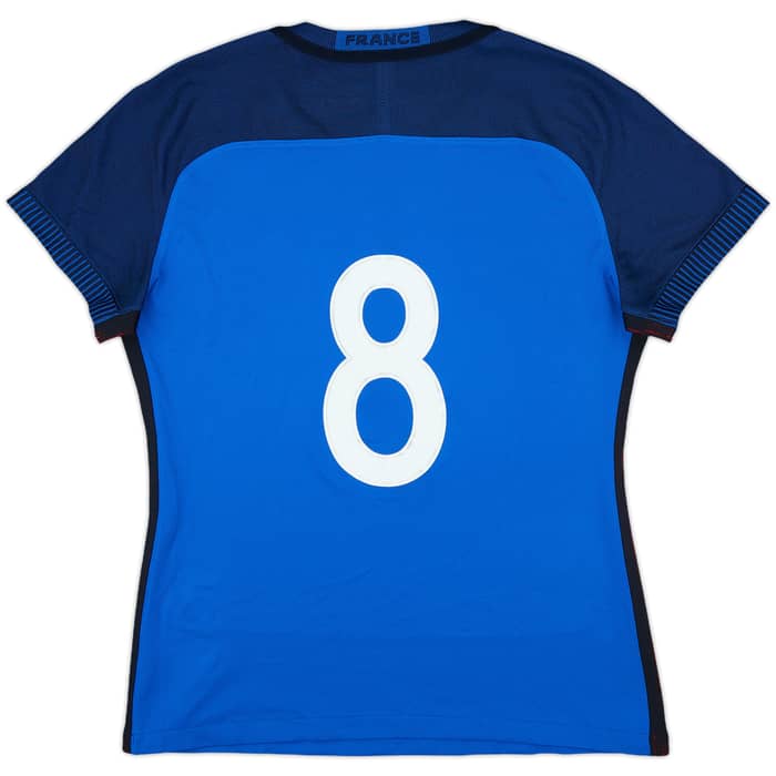 2016-17 France Player Issue Home Shirt #8 - 10/10 - (Women's M)