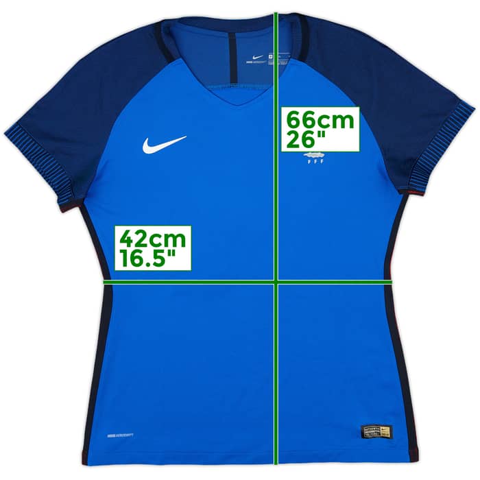 2016-17 France Player Issue Home Shirt #8 - 10/10 - (Women's M)