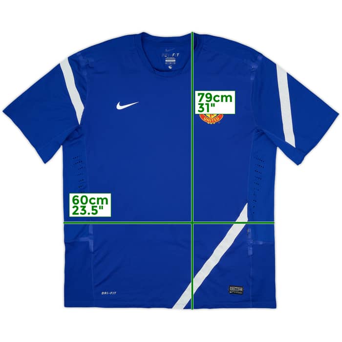 2011-12 Manchester United Player Issue Nike Training Shirt - 6/10 - (XL)