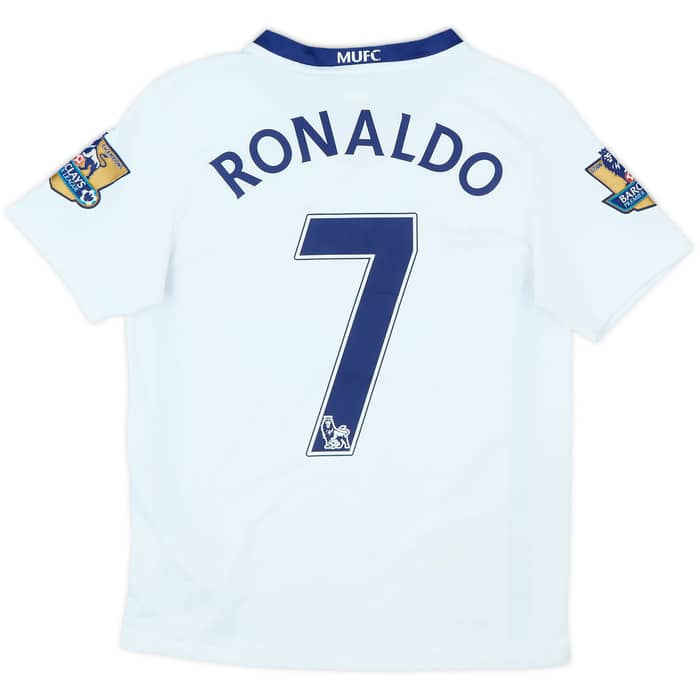 2008-10 Manchester United Away Shirt Ronaldo #7 - 5/10 - (M.Boys)