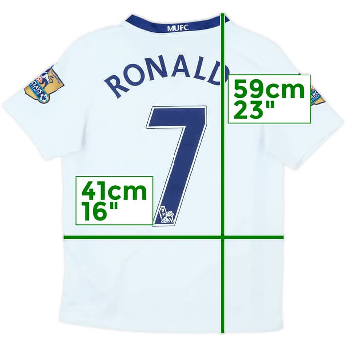 2008-10 Manchester United Away Shirt Ronaldo #7 - 5/10 - (M.Boys)