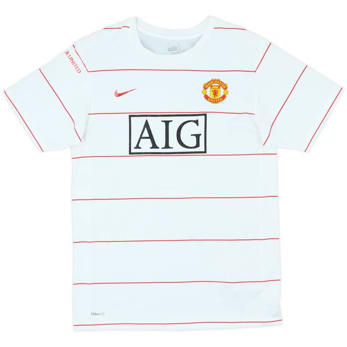 2008-09 Manchester United Nike Training Shirt - 9/10 - (S)