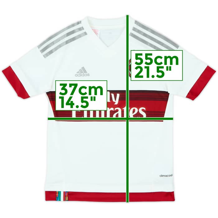 2015-16 AC Milan Away Shirt - 7/10 - (S.Boys)