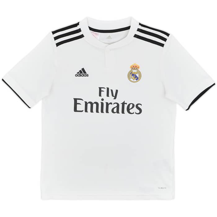 2018-19 Real Madrid Home Shirt - 9/10 - (M.Boys)