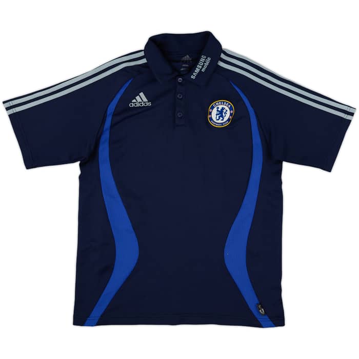 2006-07 Chelsea adidas Polo Shirt - 8/10 - (L)