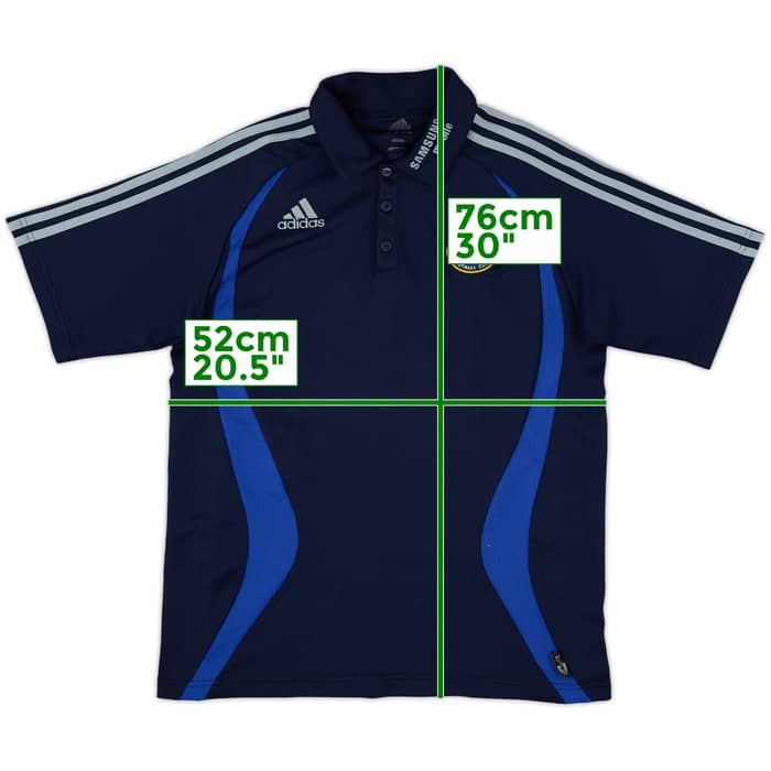 2006-07 Chelsea adidas Polo Shirt - 8/10 - (L)