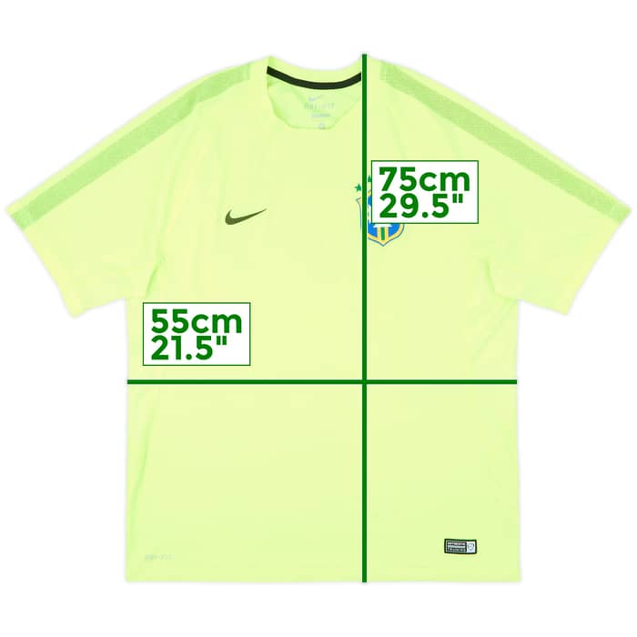 2014-15 Brazil Nike Training Shirt - 7/10 - (XL)