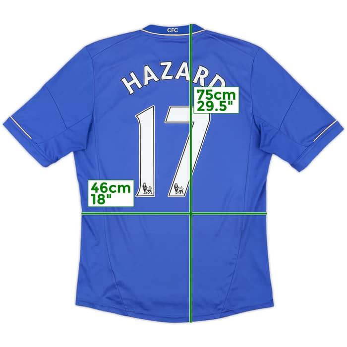 2012-13 Chelsea Home Shirt Hazard #17 - 6/10 - (M)