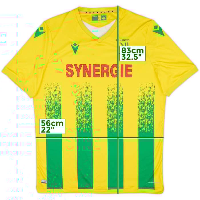 2020-21 Nantes Home Shirt - 7/10 - (XXL)