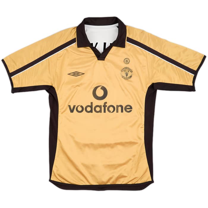 2001-02 Manchester United Centenary Away/Third Shirt Beckham #7 - 5/10 - (S)