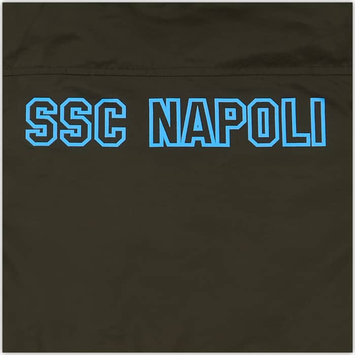 2014-15 Napoli Macron Hooded Track Jacket - 8/10 - (XL)