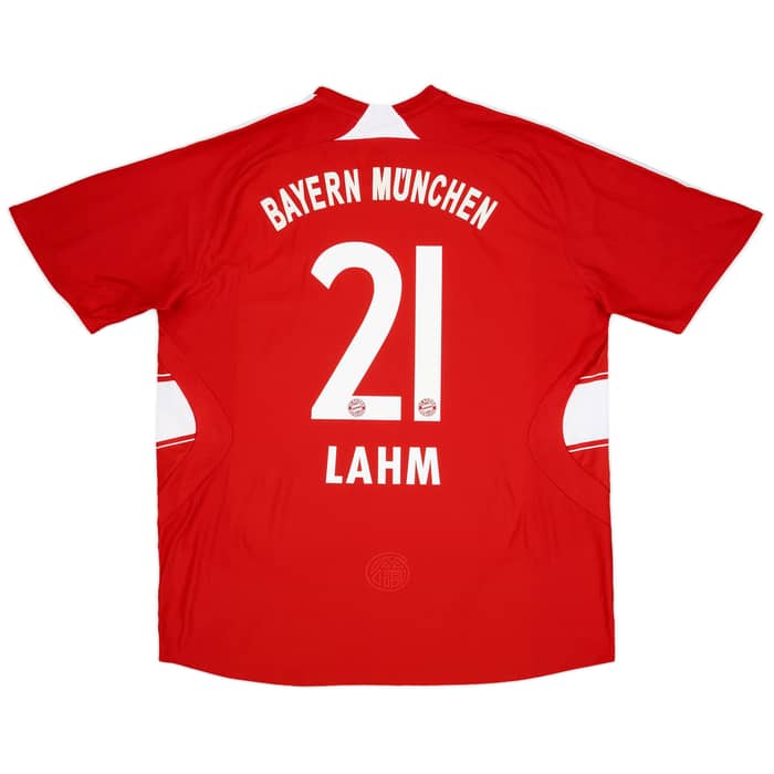 2007-08 Bayern Munich Home Shirt Lahm #21 - 7/10 - (XL)