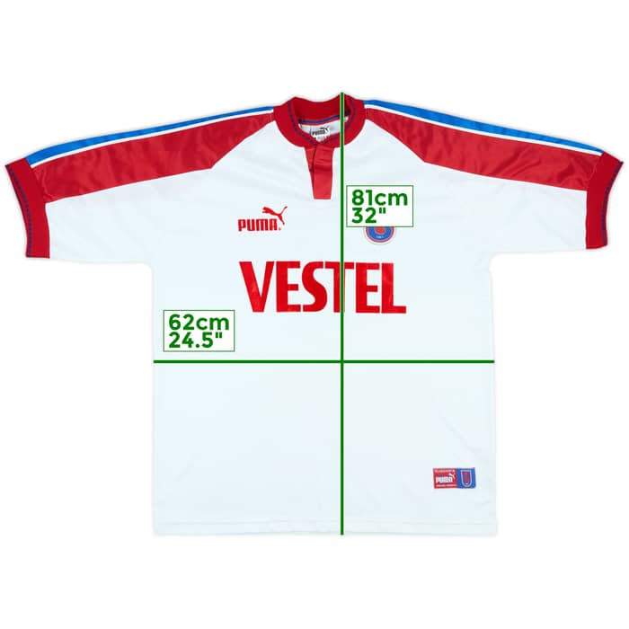 1998-99 Trabzonspor Away Shirt #9 - 8/10 - (XL)