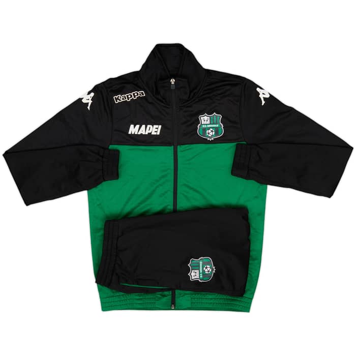 2017-18 Sassuolo Kappa Tracksuit - 9/10 - (S)