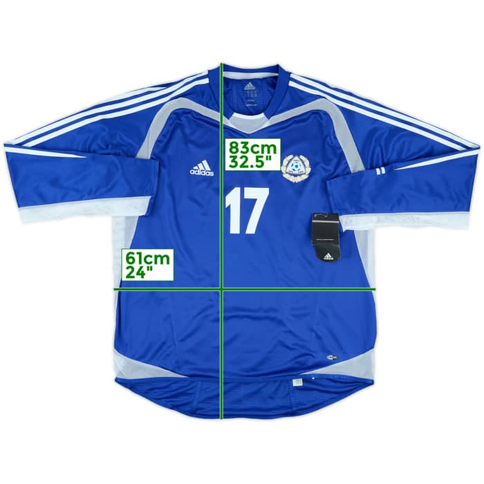 2004-06 Finland Player Issue Away L/S Shirt #17 (XL)