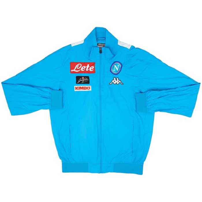 2016-17 Napoli Kappa Full Tracksuit - 7/10 - (M)