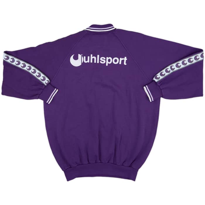 1993-94 Fiorentina Uhlsport Polo L/S Shirt - 7/10 - (XXL)