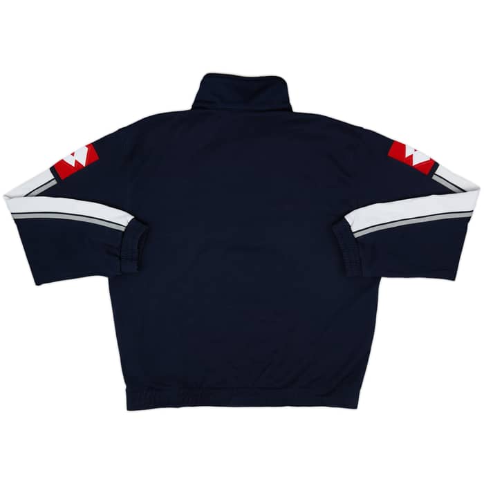 2007-09 Fiorentina Lotto 1/4 Zip Tracksuit - 5/10 - (XL)