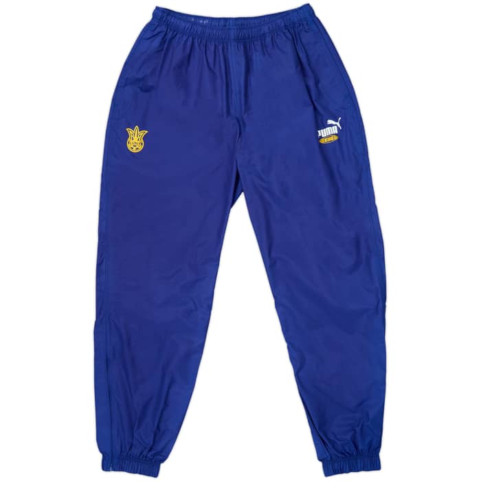 1998-00 Ukraine Puma Hooded Rain Jacket Tracksuit - 8/10 - (XL)