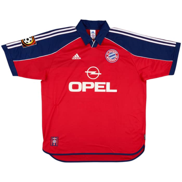 1999-01 Bayern Munich Signed Home Shirt Sergio #13 - 8/10 - (XL)