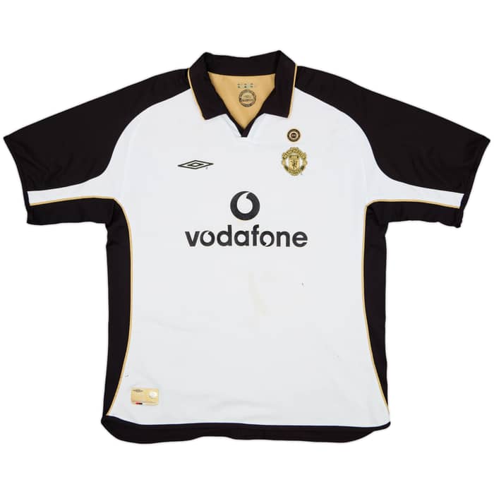 2001-02 Manchester United Centenary Away/Third Shirt Beckham #7 - 5/10 - (XXL)