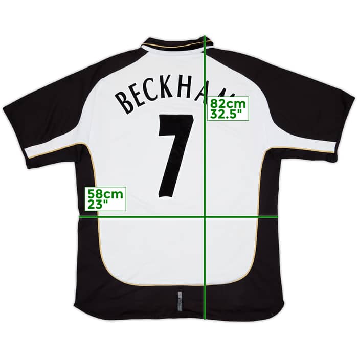 2001-02 Manchester United Centenary Away/Third Shirt Beckham #7 - 5/10 - (XXL)