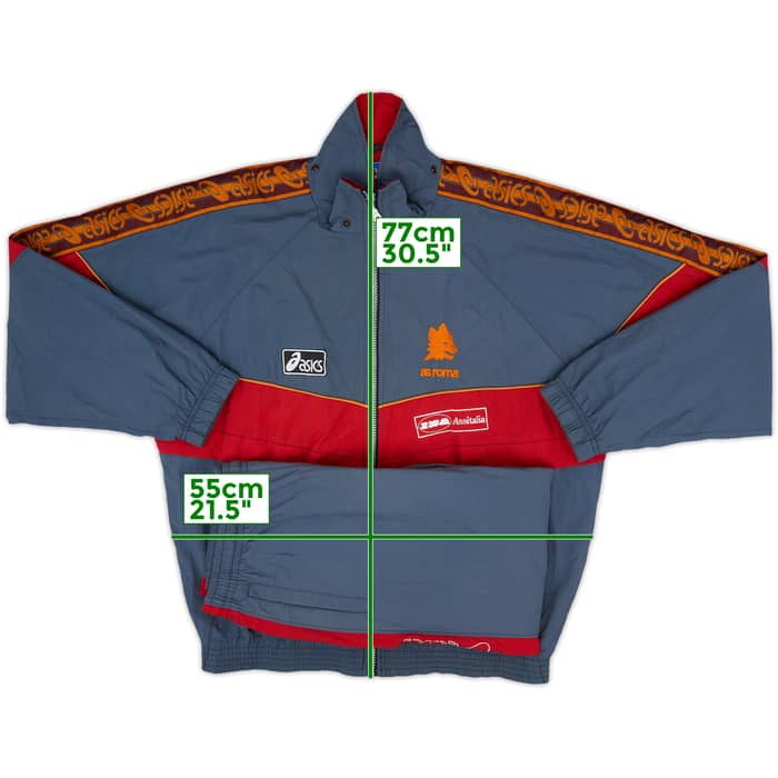 1996-97 Roma Asics Tracksuit - 10/10 - (L)