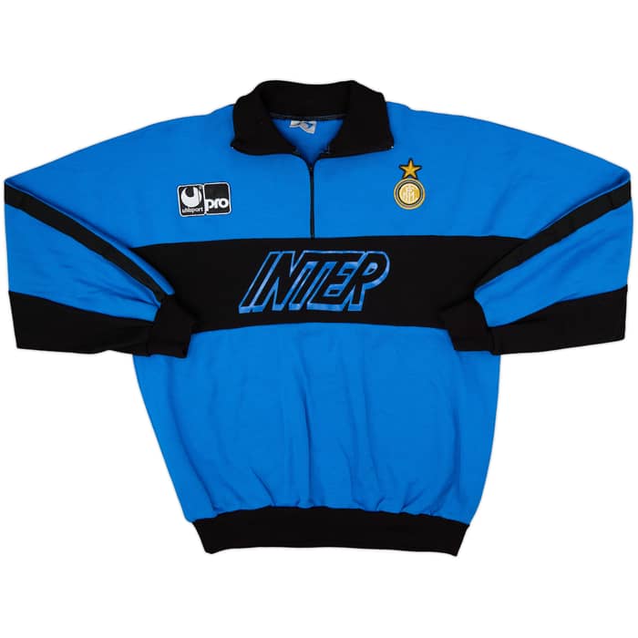 1990-91 Inter Milan Uhlsport Tracksuit - 9/10 - (M)