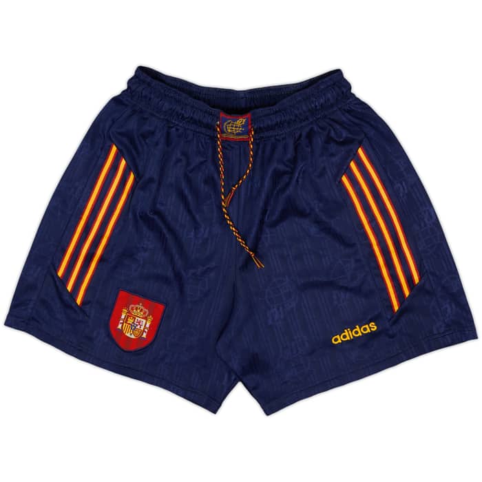 1996-98 Spain Away Shirt and Shorts R.Hierro #6 - 9/10 - (L)