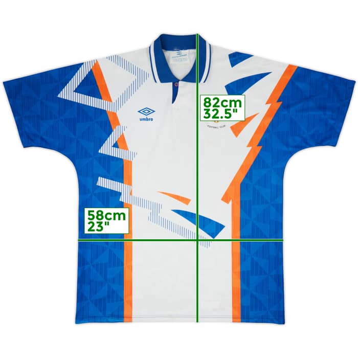 1991-92 Luton Town Home Shirt - 8/10 - (XL)
