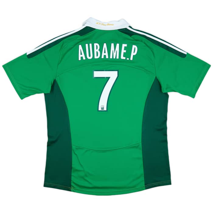 2011-12 Saint-Etienne Home Shirt Aubame.P #7 - 7/10 - (XL)