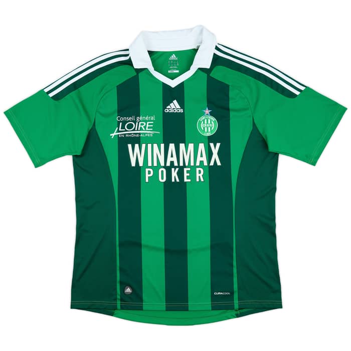 2011-12 Saint-Etienne Home Shirt Aubame.P #7 - 7/10 - (XL)