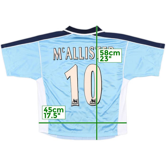 1999-00 Coventry Home Shirt McAllister #10 - 4/10 - (M)