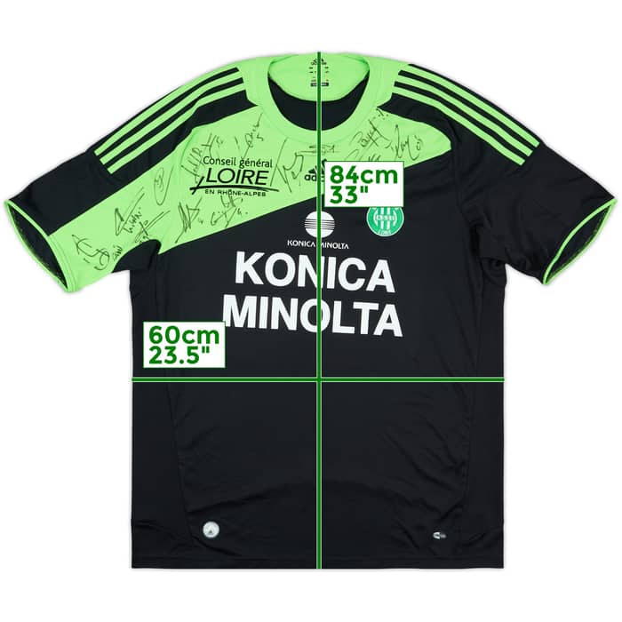 2008-09 Saint Etienne Squad Signed Away Shirt - 8/10 - (XL)