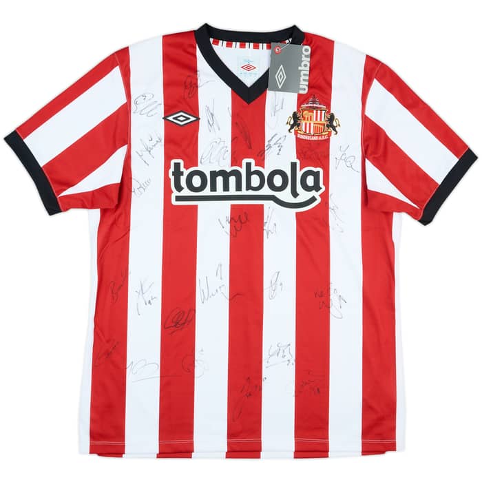 2011-12 Sunderland Squad Signed Home Shirt Hill #9 (L)
