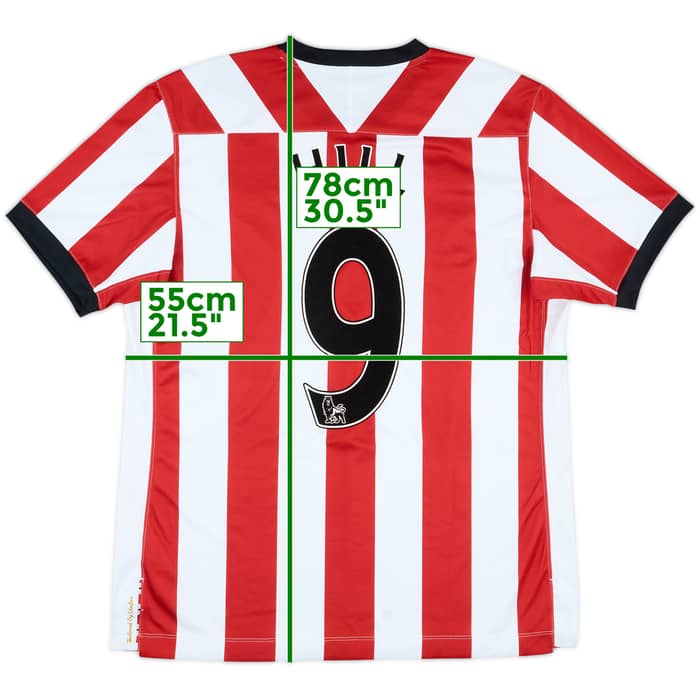 2011-12 Sunderland Squad Signed Home Shirt Hill #9 (L)