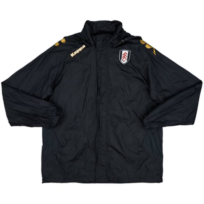 2010-11 Fulham Kappa Hooded Rain Jacket - 9/10 - (XL)