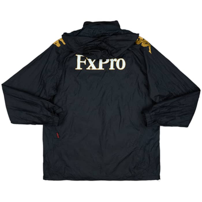 2010-11 Fulham Kappa Hooded Rain Jacket - 9/10 - (XL)