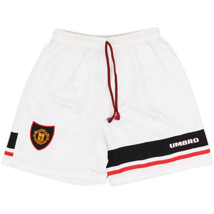 1997-99 Manchester United Away Shirt & Shorts - 9/10 - (L.Boys)