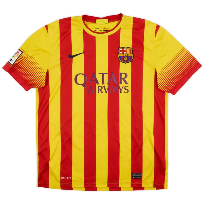 2013-15 Barcelona Away Shirt Messi #10 - 7/10 - (L)
