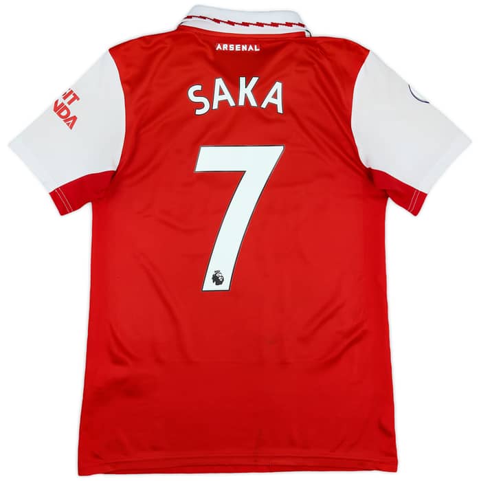 2022-23 Arsenal Home Shirt Saka #7 - 5/10 - (S)