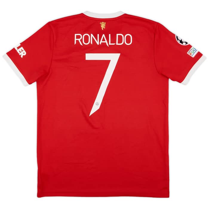 2021-22 Manchester United Home Shirt Ronaldo #7 - 8/10 - (L)