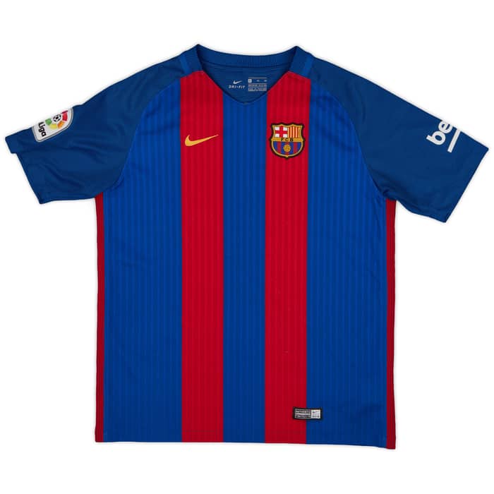 2016-17 Barcelona Home Shirt - 8/10 - (XL.Boys)