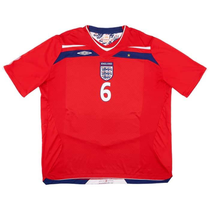 2008-10 England Away Shirt Terry #6 - 8/10 - (XXL)
