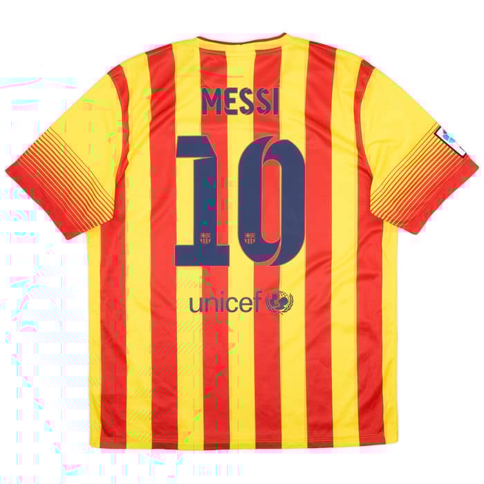2013-15 Barcelona Away Shirt Messi #10 (XL)