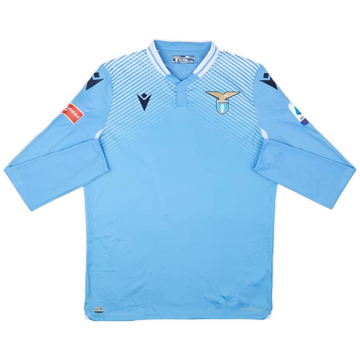 2020-21 Lazio Home L/S Shirt Acerbi #33 - 9/10 - (L)